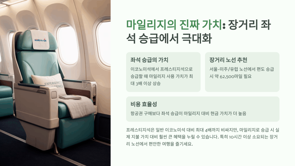 대한항공 마일리지 사용방법