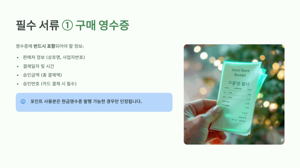 으뜸효율 가전제품 환급 필요서류