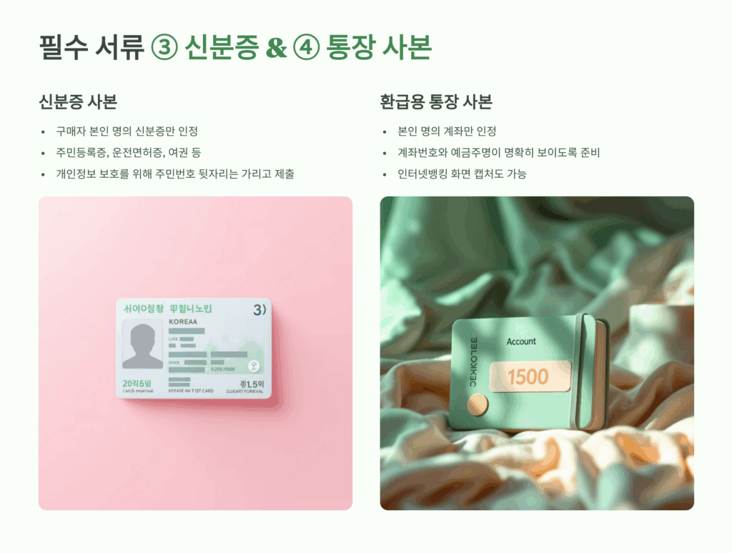 으뜸효율 가전제품 환급 필요서류