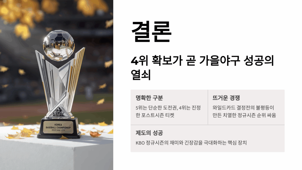 가을야구 몇위까지