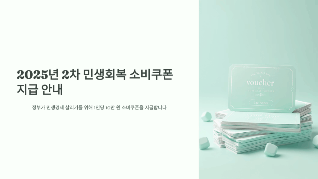 2차 소비쿠폰 대상조회