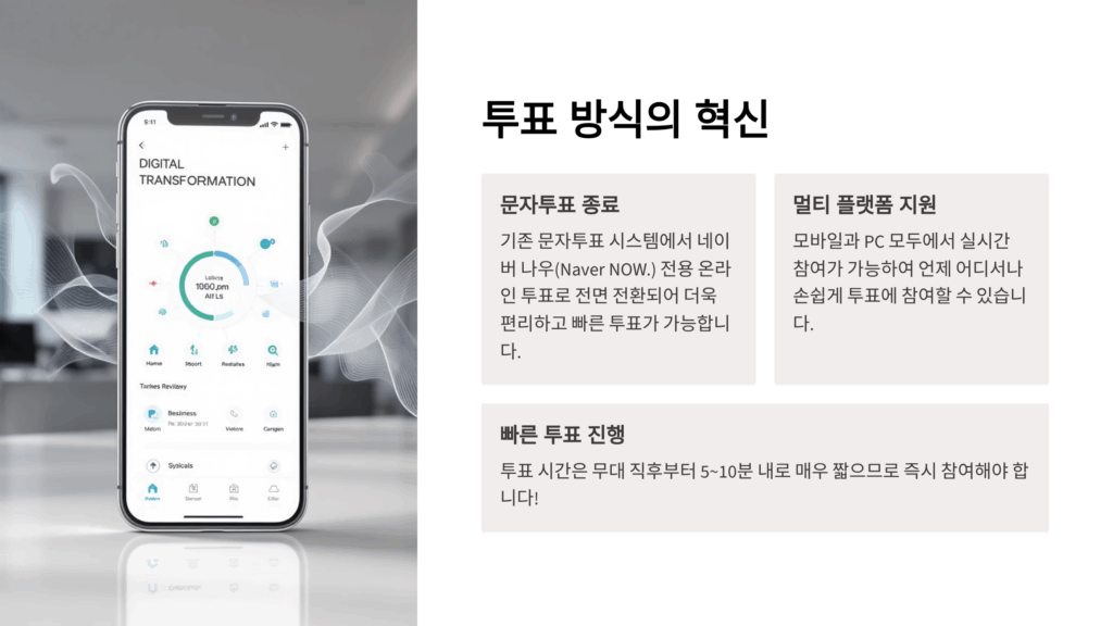 한일가왕전 투표방법