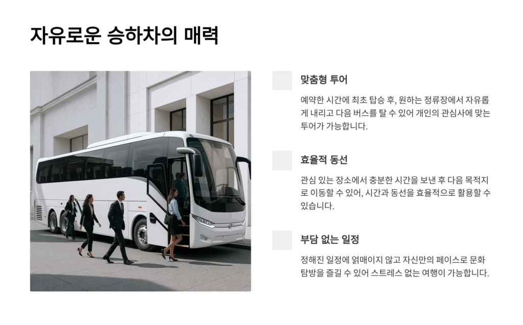 종로아트버스 예약 방법