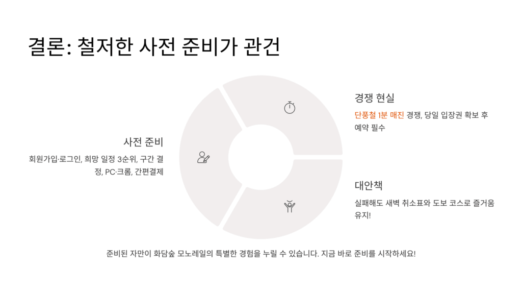 화담숲 모노레일 예약