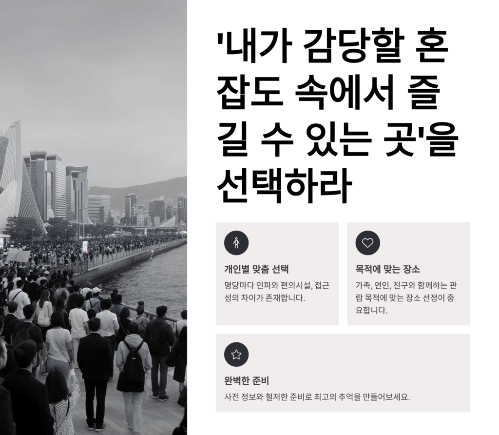 여의도 불꽃축제 명당