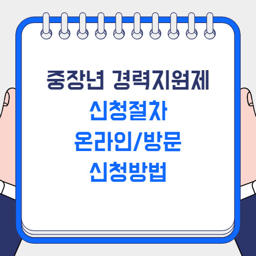 중장년 경력지원제 신청절차