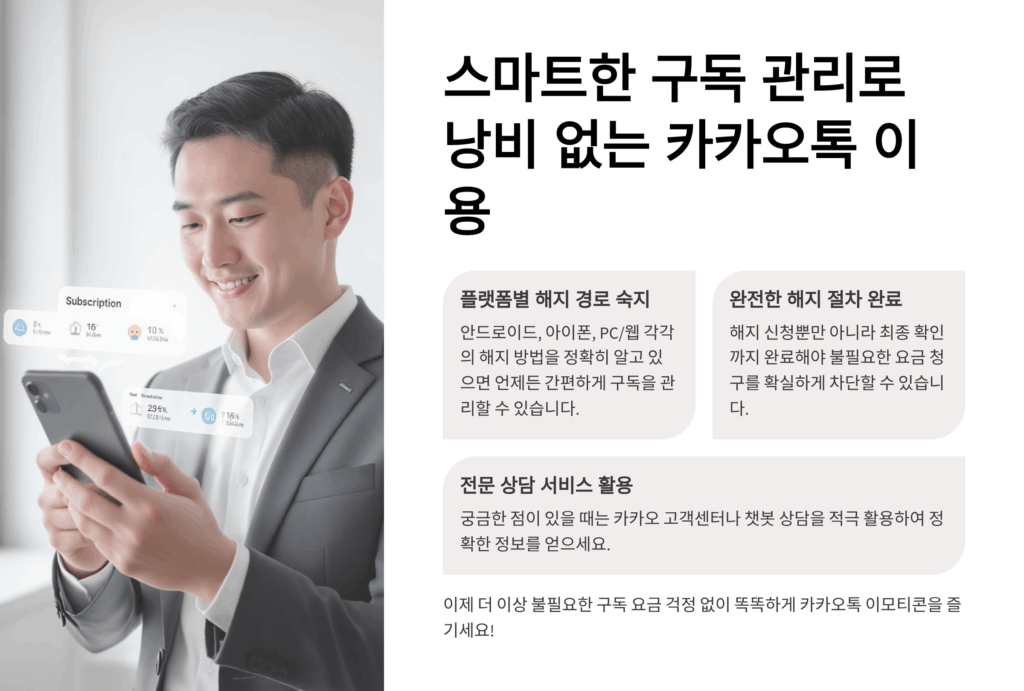 2025년 이모티콘 플러스 해지 A to Z (안드로이드, 아이폰, PC 1분 컷!)