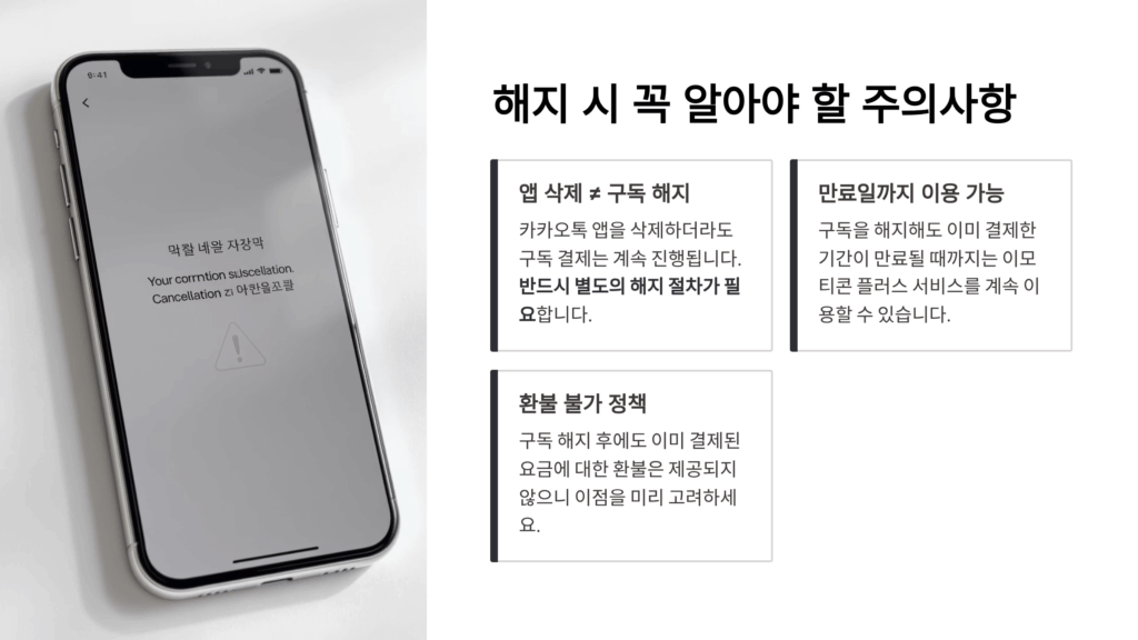 2025년 이모티콘 플러스 해지 A to Z (안드로이드, 아이폰, PC 1분 컷!)